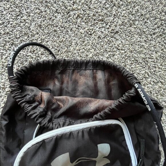 Black Under Armour Drawstring Gym Bag - Picture 5 of 5